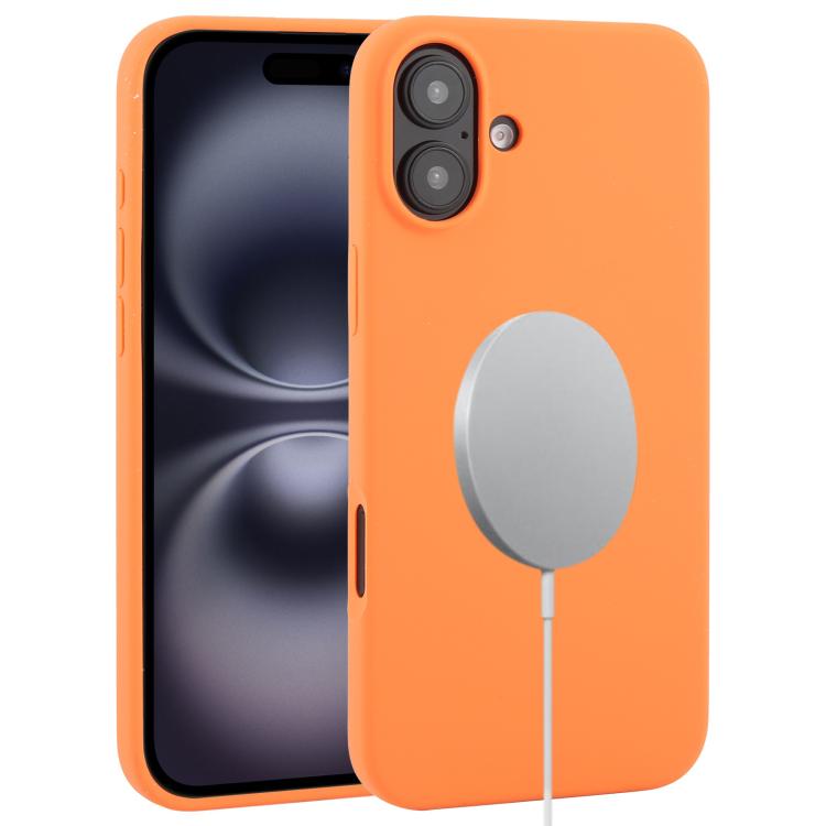 Liquid Silicone Full Coverage MagSafe Phone Case, For iPhone 16 Plus, For iPhone 16