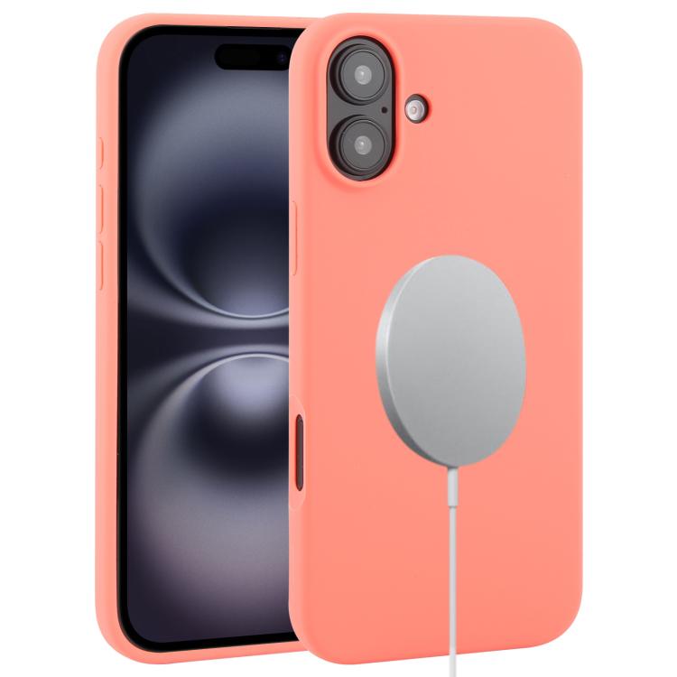Liquid Silicone Full Coverage MagSafe Phone Case, For iPhone 16 Plus, For iPhone 16