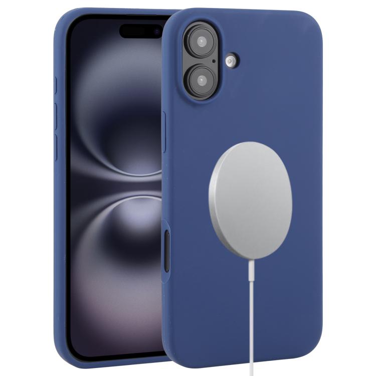 Liquid Silicone Full Coverage MagSafe Phone Case, For iPhone 16 Plus, For iPhone 16