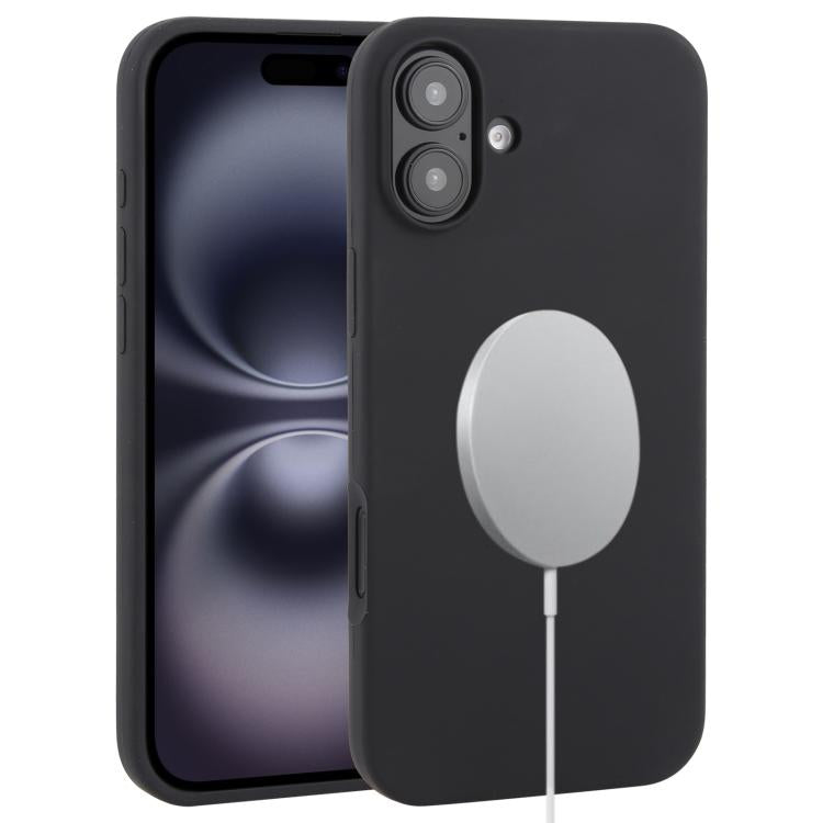 Liquid Silicone Full Coverage MagSafe Phone Case, For iPhone 16 Plus, For iPhone 16