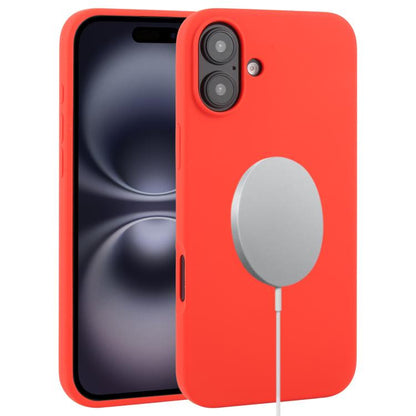 Liquid Silicone Full Coverage MagSafe Phone Case, For iPhone 16 Plus, For iPhone 16