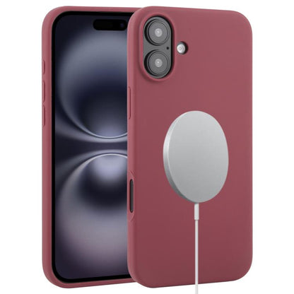Liquid Silicone Full Coverage MagSafe Phone Case, For iPhone 16 Plus, For iPhone 16