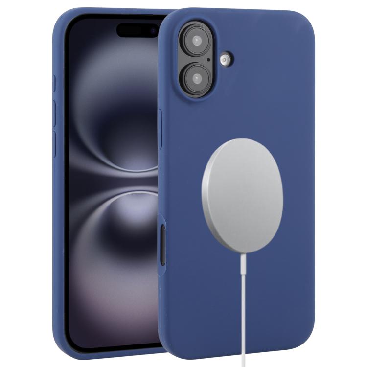 Liquid Silicone Full Coverage MagSafe Phone Case, For iPhone 16 Plus, For iPhone 16
