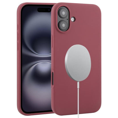 Liquid Silicone Full Coverage MagSafe Phone Case, For iPhone 16 Plus, For iPhone 16