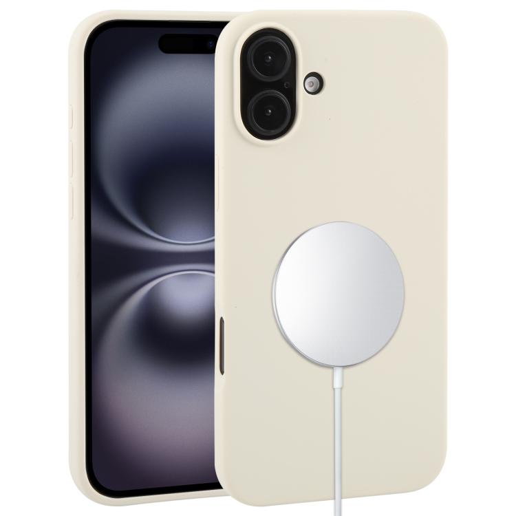 Liquid Silicone Full Coverage MagSafe Phone Case, For iPhone 16 Plus, For iPhone 16