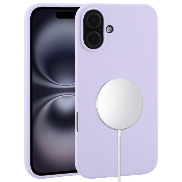 Liquid Silicone Full Coverage MagSafe Phone Case, For iPhone 16 Plus, For iPhone 16