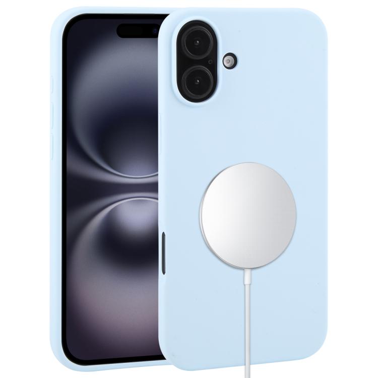 Liquid Silicone Full Coverage MagSafe Phone Case, For iPhone 16 Plus, For iPhone 16