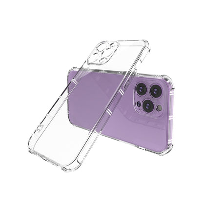جراب هاتف TPU مضاد للسقوط ذو جانب مستقيم مع عظمتين، مناسب لهاتف iPhone 15 Pro Max، وiPhone 15 Pro، وiPhone 15 Plus، وiPhone 15