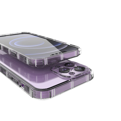 جراب هاتف TPU مضاد للسقوط ذو جانب مستقيم مع عظمتين، مناسب لهاتف iPhone 15 Pro Max، وiPhone 15 Pro، وiPhone 15 Plus، وiPhone 15