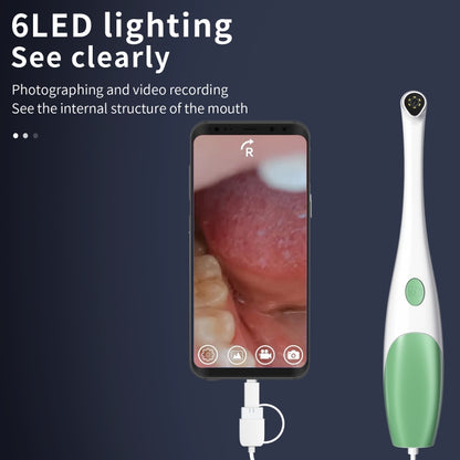 AN109 6LEDs 1080P 3 in 1 Visible Oral Endoscope