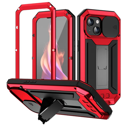 جراب هاتف R-JUST بحامل كاميرا منزلقة IP54 Life مقاوم للماء، مناسب لأجهزة iPhone 16e وiPhone 16 Pro Max وiPhone 16 Pro وiPhone 16 Plus وiPhone 16 وiPhone 15 Pro Max وiPhone 15 Pro وiPhone 15 Plus وiPhone 15