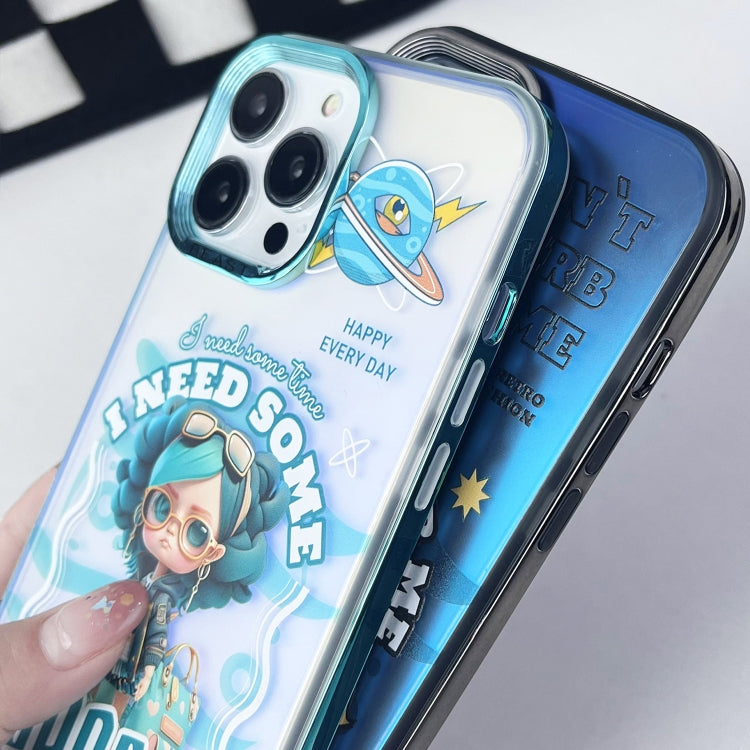 جراب هاتف بنمط مرسوم من سلسلة أورورا، مناسب لأجهزة iPhone 13 وiPhone 12 وiPhone 12 Pro Max وiPhone 12 Pro وiPhone 11