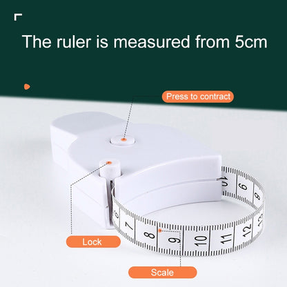 Automatic Precision Waist Measurement Ruler, Random Color