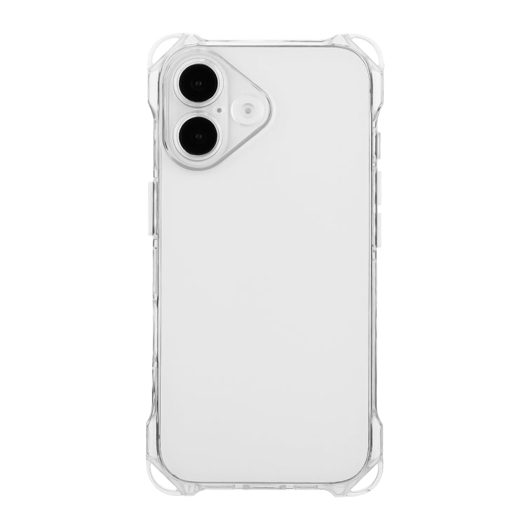 جراب هاتف TPU مقاوم للصدمات بأربع زوايا، لهاتف iPhone 16 Pro Max، وiPhone 16 Pro، وiPhone 16 Plus، وiPhone 16