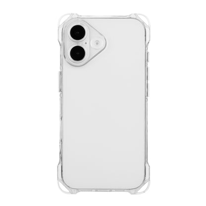 جراب هاتف TPU مقاوم للصدمات بأربع زوايا، لهاتف iPhone 16 Pro Max، وiPhone 16 Pro، وiPhone 16 Plus، وiPhone 16