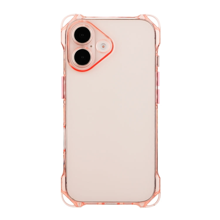جراب هاتف TPU مقاوم للصدمات بأربع زوايا، لهاتف iPhone 16 Pro Max، وiPhone 16 Pro، وiPhone 16 Plus، وiPhone 16
