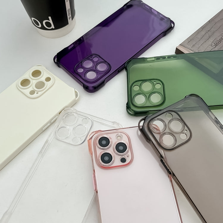 جراب هاتف TPU مقاوم للصدمات بأربع زوايا، لهاتف iPhone 16 Pro Max، وiPhone 16 Pro، وiPhone 16 Plus، وiPhone 16