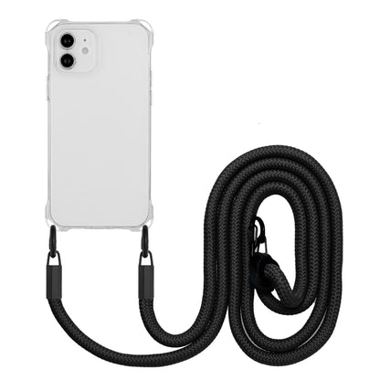 Four-corner Shockproof TPU Phone Case with Lanyard, For iPhone 12 Pro Max, For iPhone 12 Pro, For iPhone 11 Pro Max, For iPhone 11