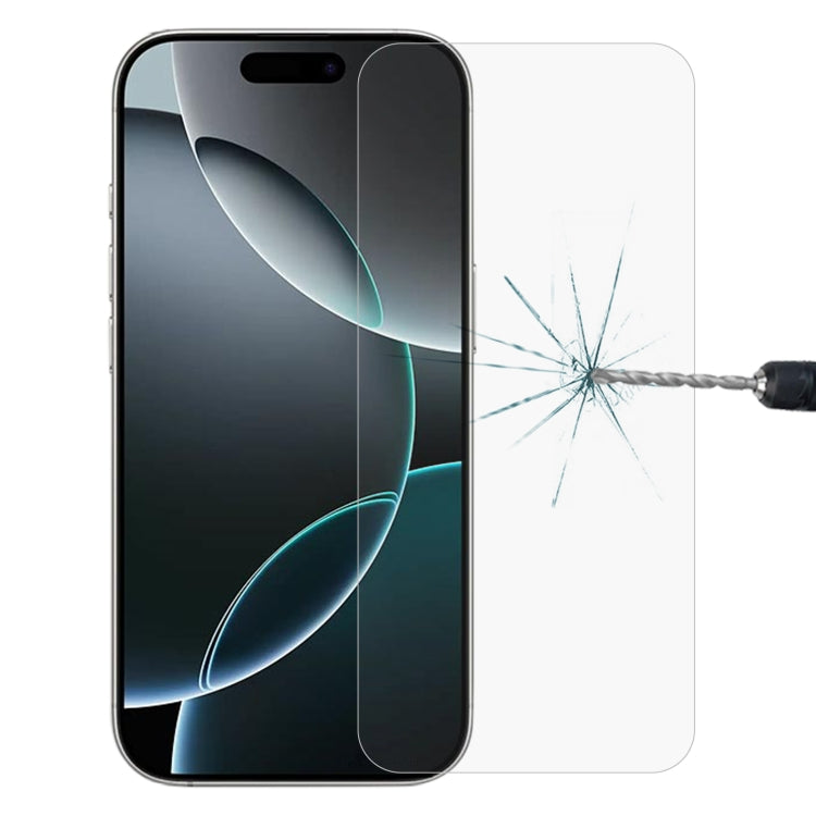 غشاء زجاجي مقوى 9H 2.5D بسمك 0.26 مم، مناسب لهاتف iPhone 16 Pro Max، وiPhone 16 Pro، وiPhone 16 Plus، وiPhone 16، وiPhone 15 Plus / 15 Pro Max، وiPhone 15 / 15 Pro
