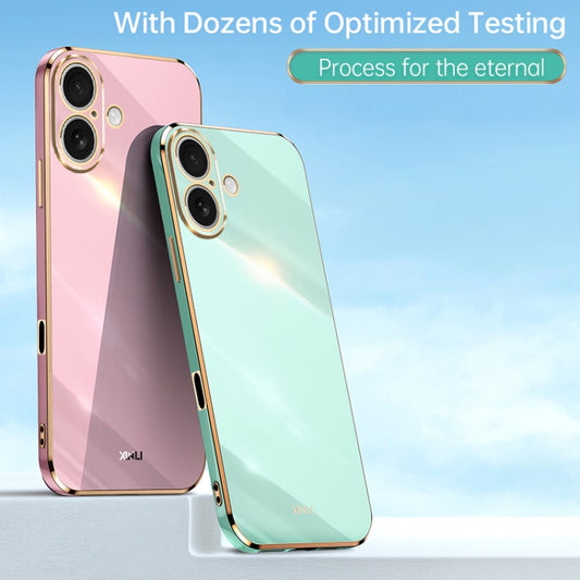XINLI Straight Edge 6D Electroplate TPU Phone Case