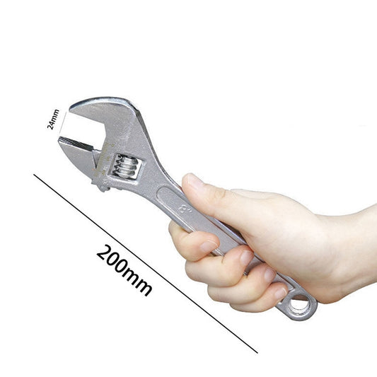 Adjustable Wrench Overall Quenched Finely Polished Chrome Plated Manual Huhui Adjustable Wrench Handle, 8 inch, 12 inch