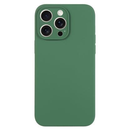 جراب هاتف من السيليكون السائل بلون نقي ومسام دقيقة، مناسب لهاتف iPhone 15 Pro