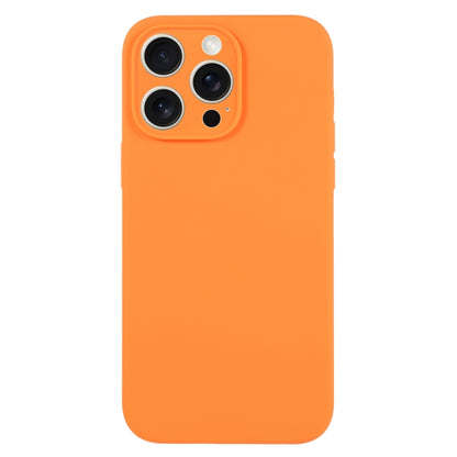 جراب هاتف من السيليكون السائل بلون نقي ومسام دقيقة، مناسب لهاتف iPhone 15 Pro