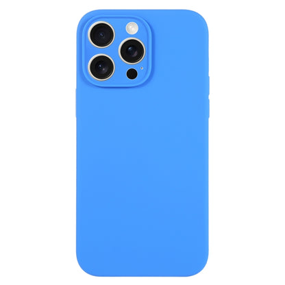 جراب هاتف من السيليكون السائل بلون نقي ومسام دقيقة، مناسب لهاتف iPhone 15 Pro