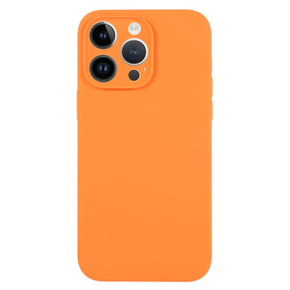 جراب هاتف من السيليكون السائل بلون نقي ومسام دقيقة، مناسب لهاتف iPhone 14 Pro
