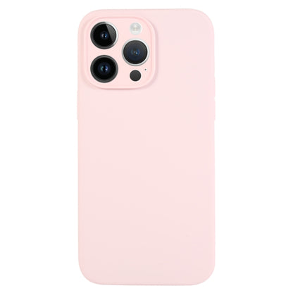 جراب هاتف من السيليكون السائل بلون نقي ومسام دقيقة، لهاتف iPhone 14 Pro Max
