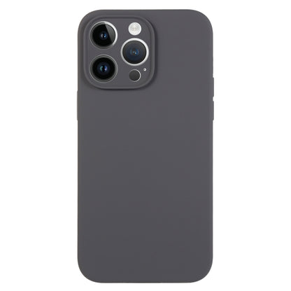جراب هاتف من السيليكون السائل بلون نقي ومسام دقيقة، لهاتف iPhone 14 Pro Max