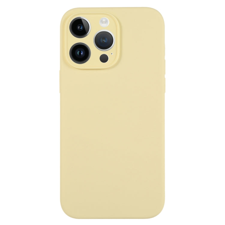جراب هاتف من السيليكون السائل بلون نقي ومسام دقيقة، لهاتف iPhone 13 Pro Max