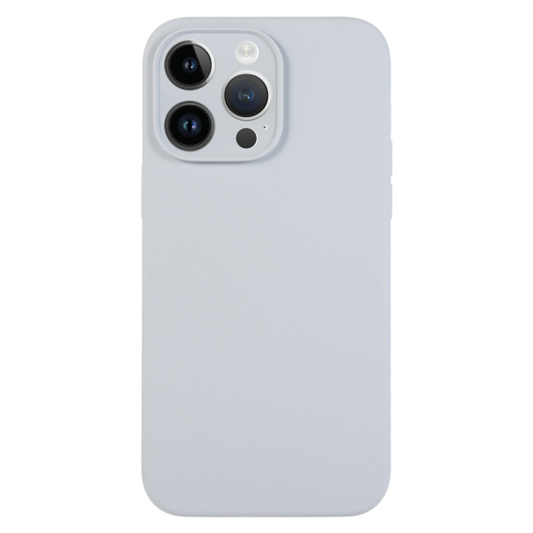 جراب هاتف من السيليكون السائل بلون نقي ومسام دقيقة، لهاتف iPhone 13 Pro Max