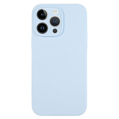 جراب هاتف من السيليكون السائل بلون نقي ومسام دقيقة، لهاتف iPhone 13 Pro Max
