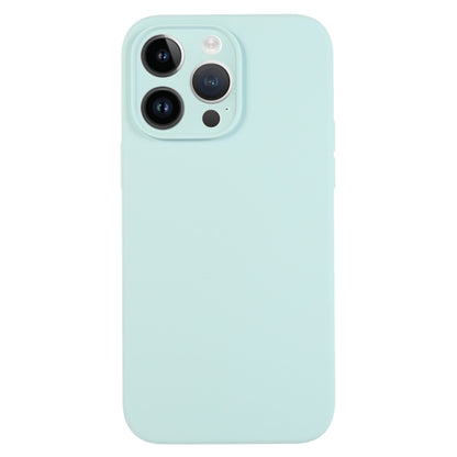 جراب هاتف من السيليكون السائل بلون نقي ومسام دقيقة، لهاتف iPhone 13 Pro Max