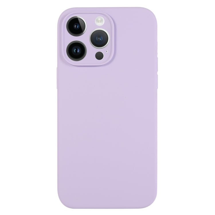 جراب هاتف من السيليكون السائل بلون نقي ومسام دقيقة، لهاتف iPhone 13 Pro Max