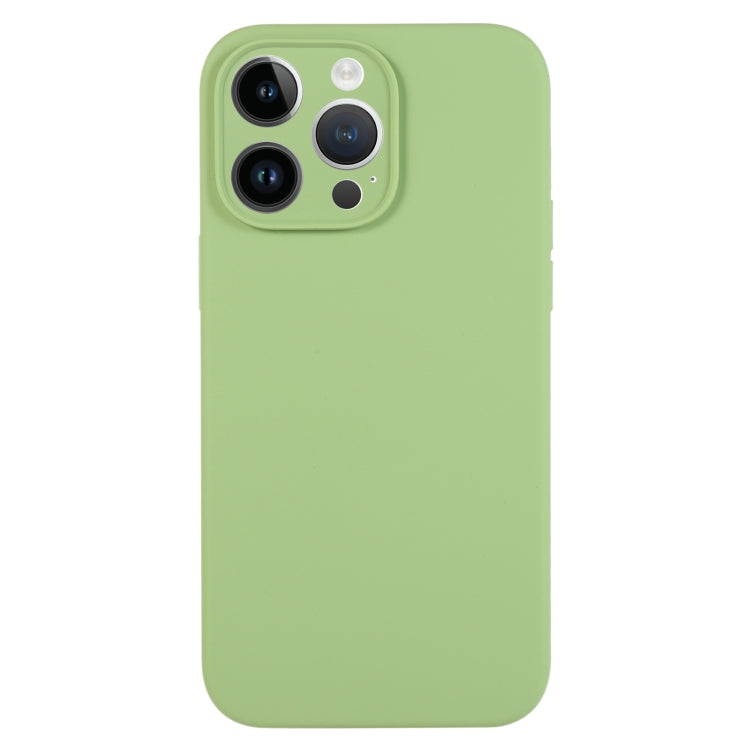 جراب هاتف من السيليكون السائل بلون نقي ومسام دقيقة، لهاتف iPhone 13 Pro Max