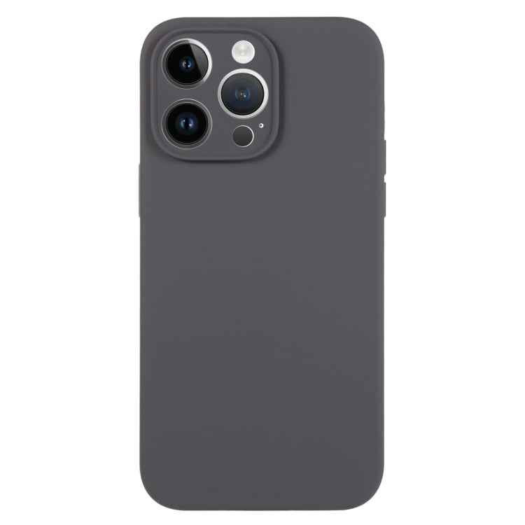 جراب هاتف من السيليكون السائل بلون نقي ومسام دقيقة، لهاتف iPhone 13 Pro Max