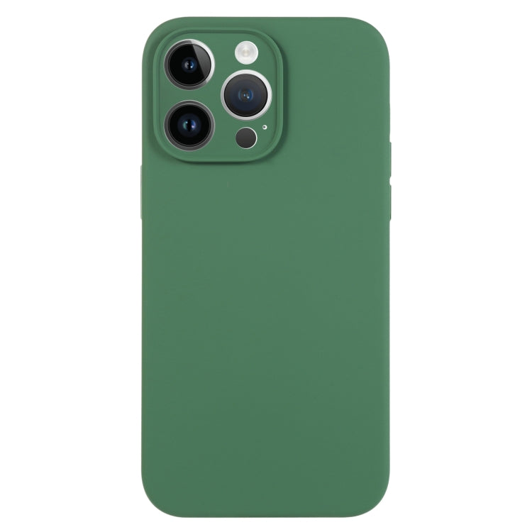 جراب هاتف من السيليكون السائل بلون نقي ومسام دقيقة، لهاتف iPhone 13 Pro