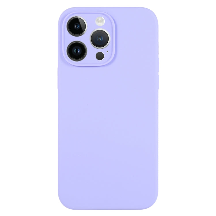 جراب هاتف من السيليكون السائل بلون نقي ومسام دقيقة، لهاتف iPhone 13 Pro