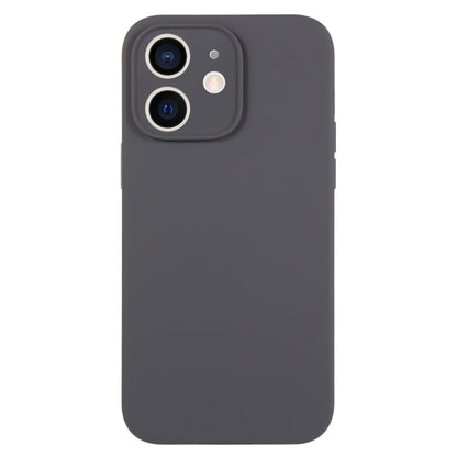 جراب هاتف من السيليكون السائل بلون نقي بمسام دقيقة، مناسب لهاتف iPhone 12