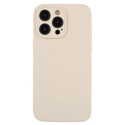 جراب هاتف من السيليكون السائل بلون نقي ومسام دقيقة، لهاتف iPhone 12 Pro Max