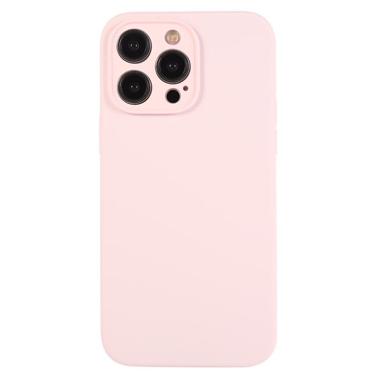 جراب هاتف من السيليكون السائل بلون نقي ومسام دقيقة، لهاتف iPhone 12 Pro Max