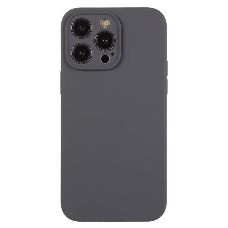 جراب هاتف من السيليكون السائل بلون نقي ومسام دقيقة، لهاتف iPhone 12 Pro Max
