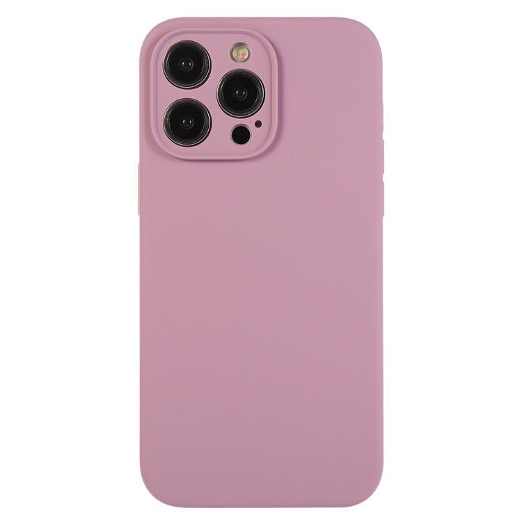جراب هاتف من السيليكون السائل بلون نقي ومسام دقيقة، مناسب لهاتف iPhone 12 Pro
