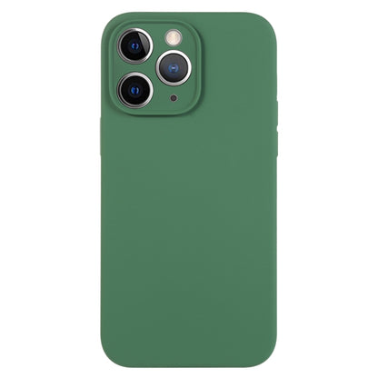 جراب هاتف من السيليكون السائل بلون نقي ومسام دقيقة، مناسب لهاتف iPhone 11 Pro Max