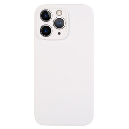 جراب هاتف من السيليكون السائل بلون نقي ومسام دقيقة، مناسب لهاتف iPhone 11 Pro Max