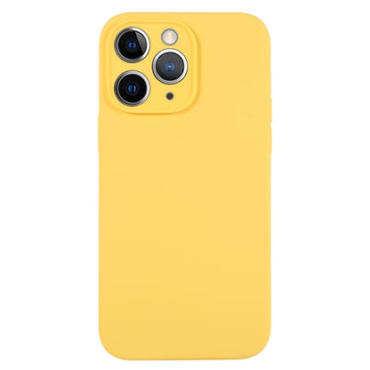 جراب هاتف من السيليكون السائل بلون نقي ومسام دقيقة، مناسب لهاتف iPhone 11 Pro Max