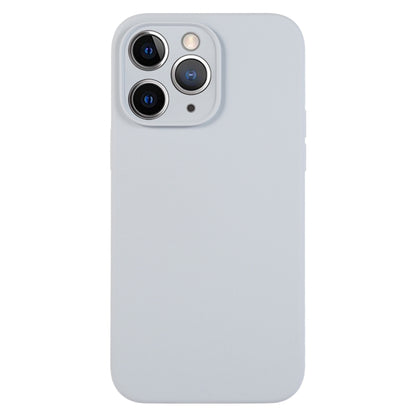 جراب هاتف من السيليكون السائل بلون نقي ومسام دقيقة، مناسب لهاتف iPhone 11 Pro Max