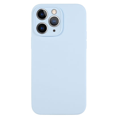 جراب هاتف من السيليكون السائل بلون نقي ومسام دقيقة، مناسب لهاتف iPhone 11 Pro Max